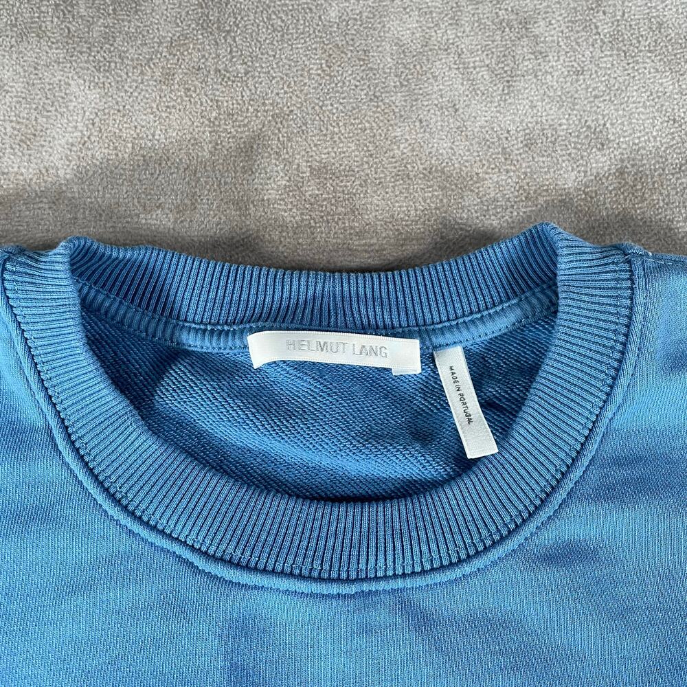 Helmut Lang Men's Paris Postcard Terry Medium Sweatshirt - Picture 3 of 9